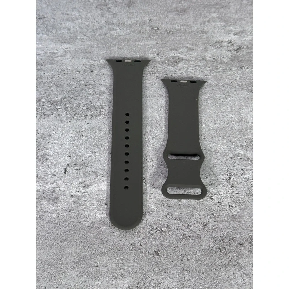 Apple Watch Sport Band 42mm 44mm 45mm‎ Silicone Strap Charcoal Grey